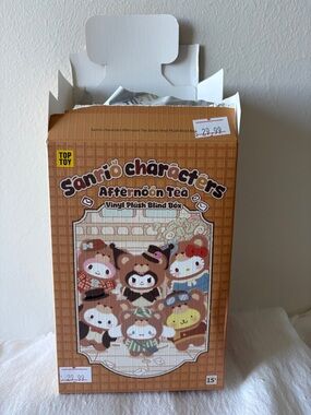 TOPTOY Sanrio Characters Afternoon Tea Vinyl Plush blind box- Hello Kitty